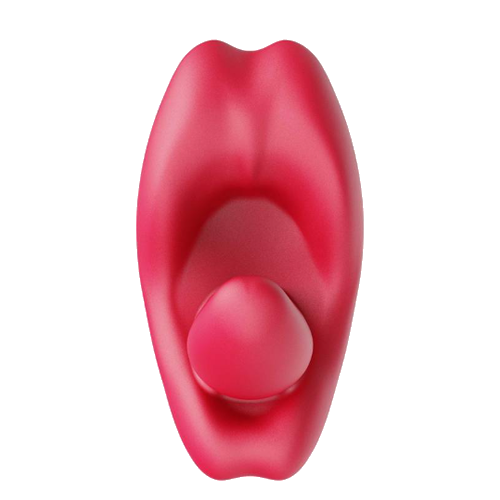 Vibrador de calcinha boca com língua | Yaffa